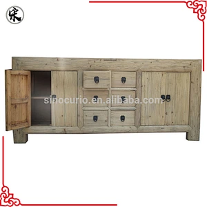 2017 vintage furniture recycled wood furniture kitchen cabinet