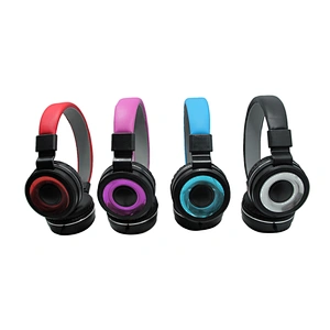 Good price colorful style wired headphones on-ear with microphone China OEM