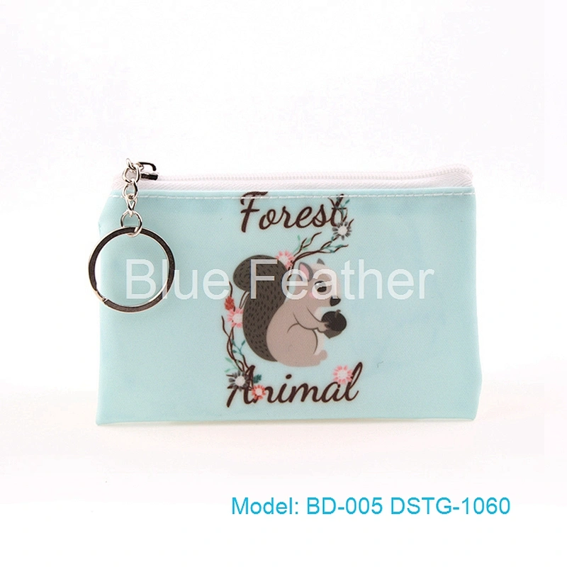 Color Animal Printing Material Pouch/Bag  Coin Purse Keychain
