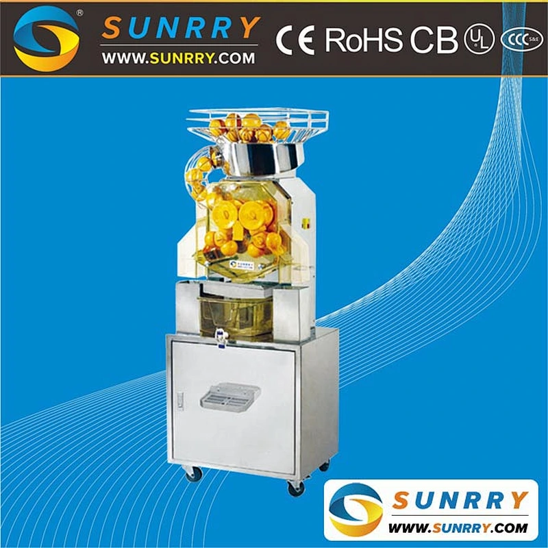 New design commercial automatic stainless steel shell orange juicer machine