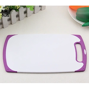 Manual Durable Plastic Cutting Board With Block