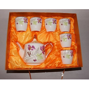 Customized logo ceramic coffee tea cup without handgrip
