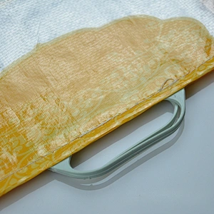 China supplier plastic handle for pp woven rice bag 10kg
