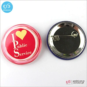 2017 hot sell advertising promotional pin button badge
