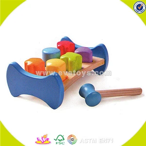 wholesale baby diy wooden knock toy fashion kids diy wooden knock toy children diy wooden knock toy W11G019