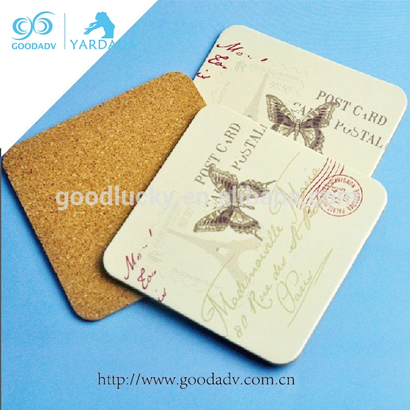 Custom design printing beer coaster, promotional wine drink coasters