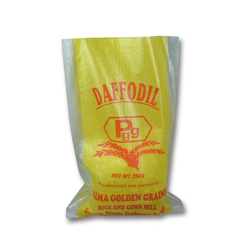 High quality plastic 25 kg wheat flour rice pp woven bags
