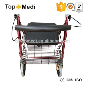 High Quality Aluminum Foldable Walker Rollator for disabled and adults
