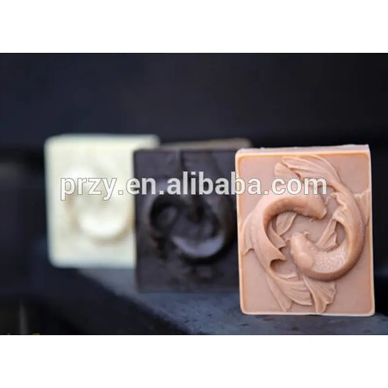2017 PRZY Pisces 9 Bars Tray soap silicone mold Pisces silicone mold soap molds