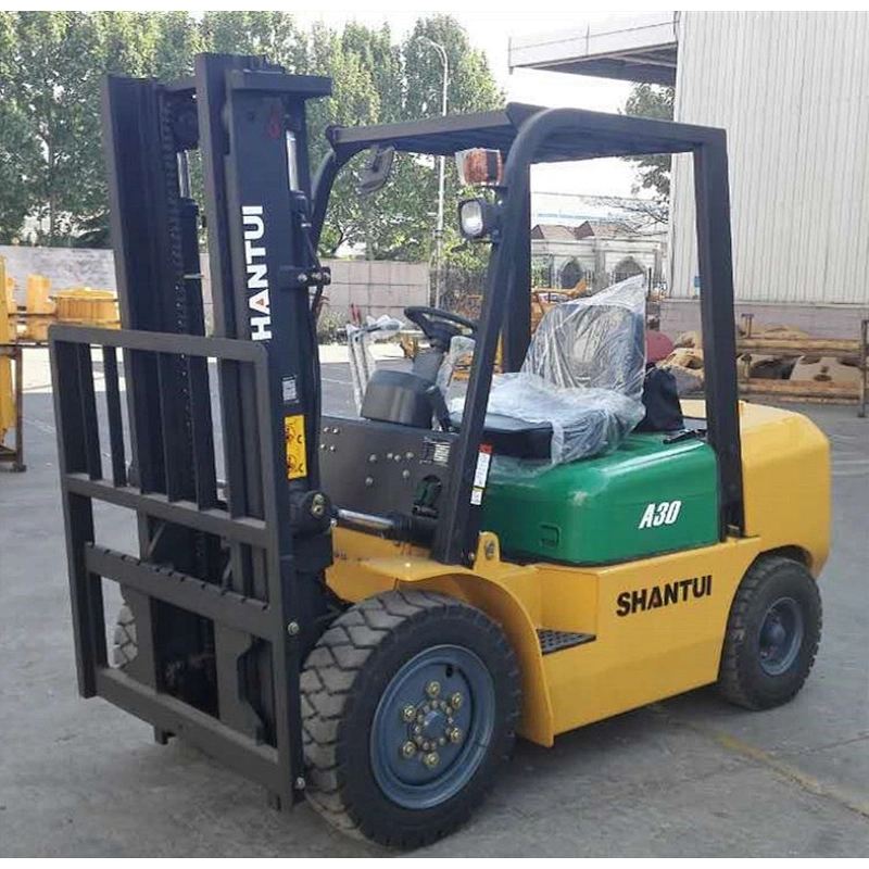 3 tons rated loader Shantui brand diesel forklift  SF30 best quality