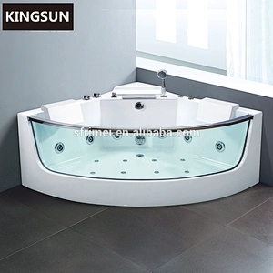 Two person portable indoor Shower tubs whirlpool massage bathtub for sale