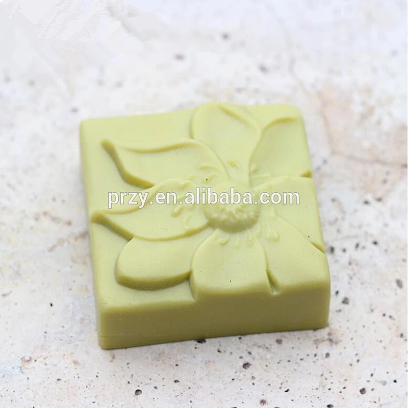 Lotus handmade silicone soap mold DIY mold