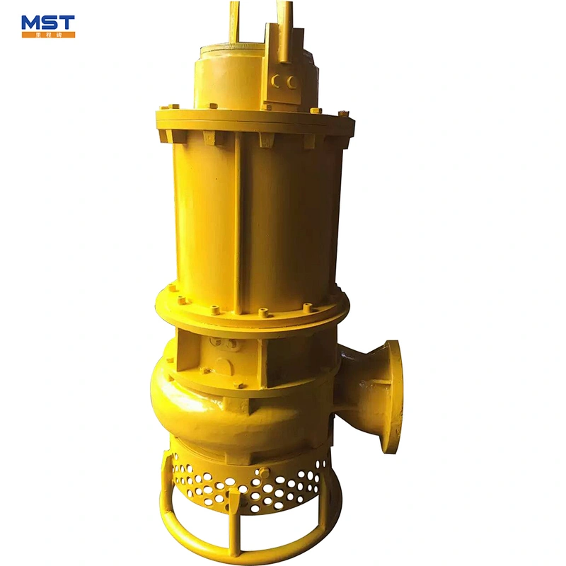 utility pump submersible for high density slurries