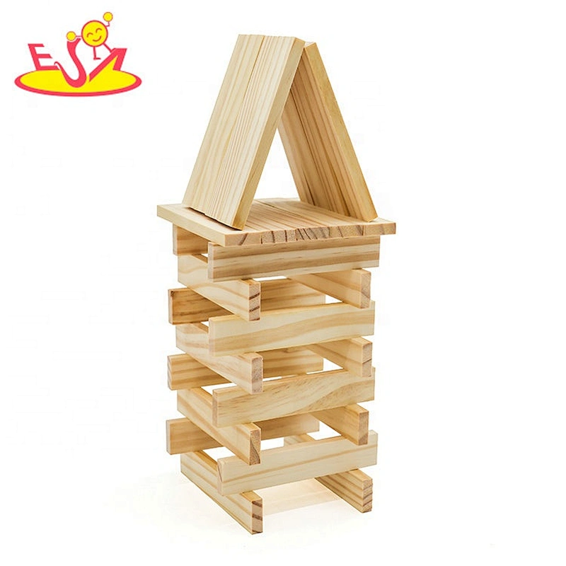 New arrival 200 pcs educational wooden building toys for kids W13B042