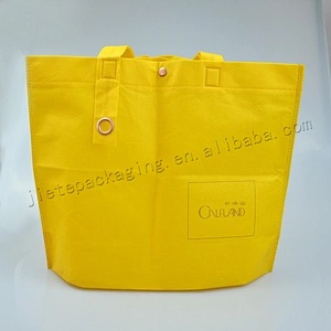 Cheap customized non woven shopping bag with tote for supermarket
