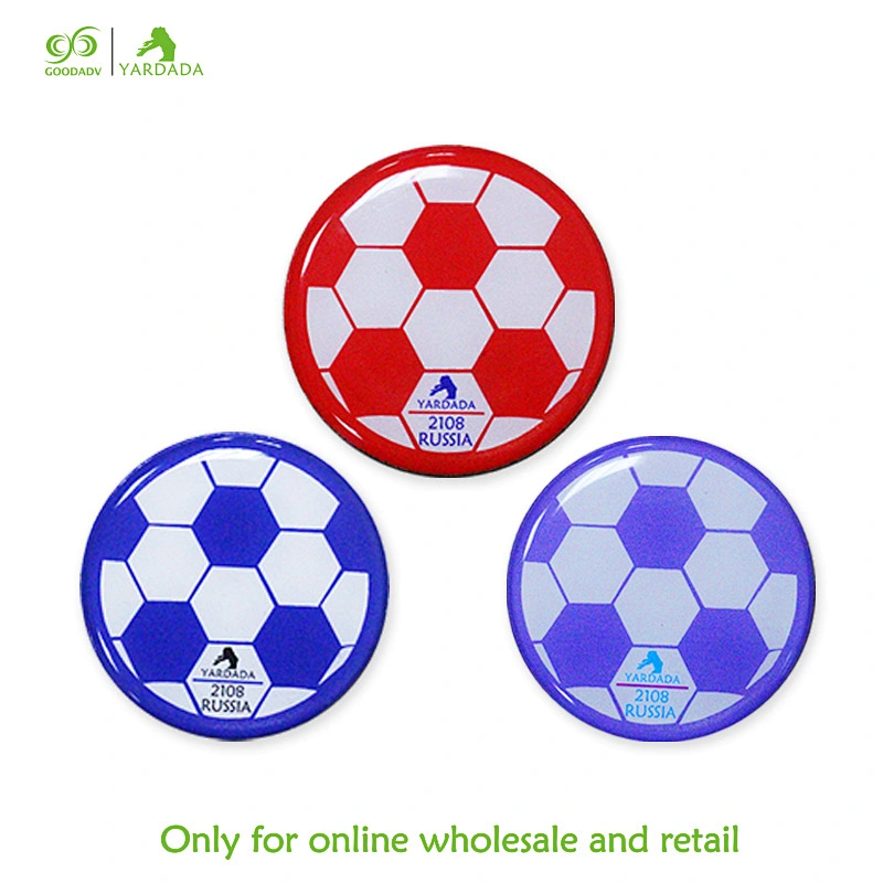 2018 football cup round butterfly cartoon epoxy fridge magnet new decoration for home decorative promotion in stock