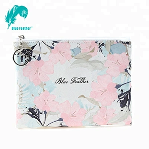 Promotional Cosmetic Bag Leather Zip Bag for Travel Kit