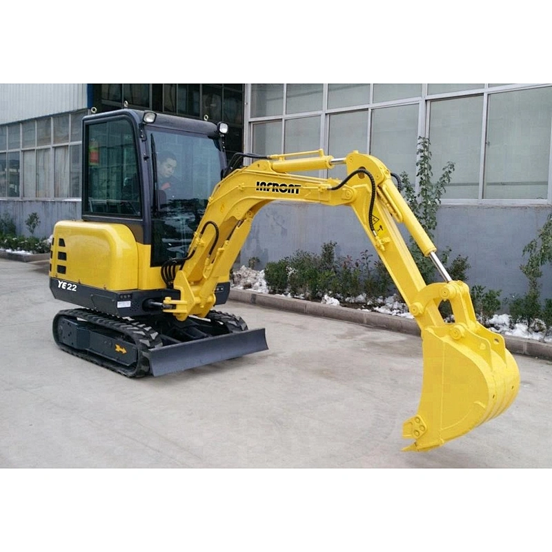 Low Price Excellent-Performance Garden 2.2 ton YFE22 Mini Excavator for sale