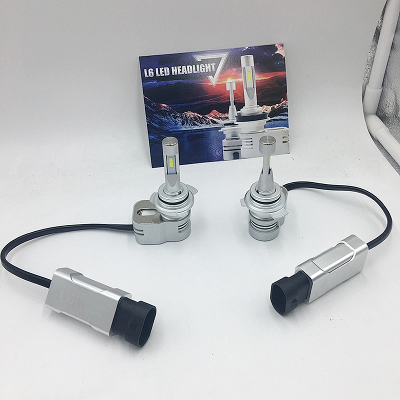 Newest 9012 high power 8000 Lumens HeadlightsConversion Kit L6 40W 6000K high lumen car led bulb