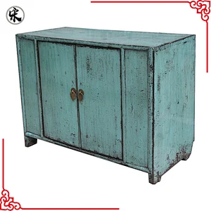 chinese antique lacquered side cabinet furniture