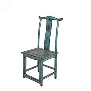 wholesale chinese antique lacquered recycled wood furniture dining chair