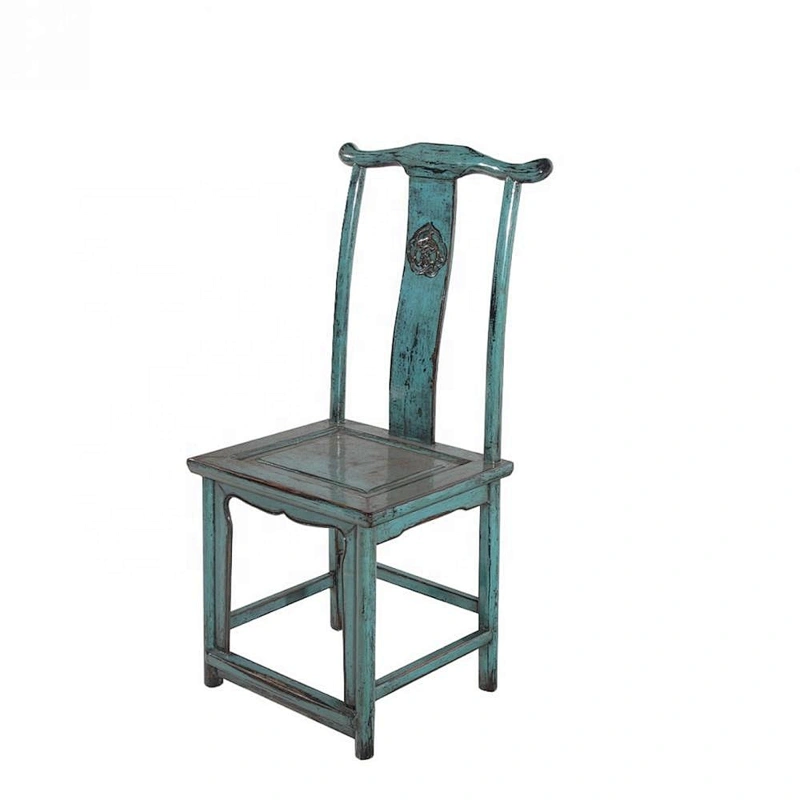wholesale chinese antique lacquered recycled wood furniture dining chair