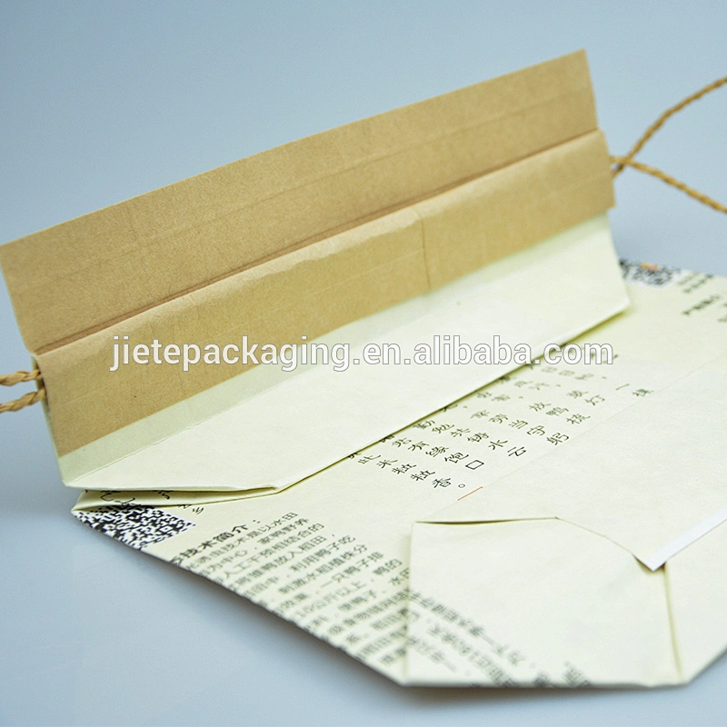 cute kraft paper bag for packing rice