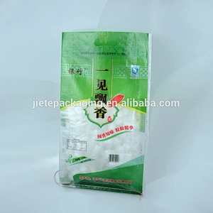 plastic pp woven bags of king basmati rice packing for 2kg 5kg 10kg