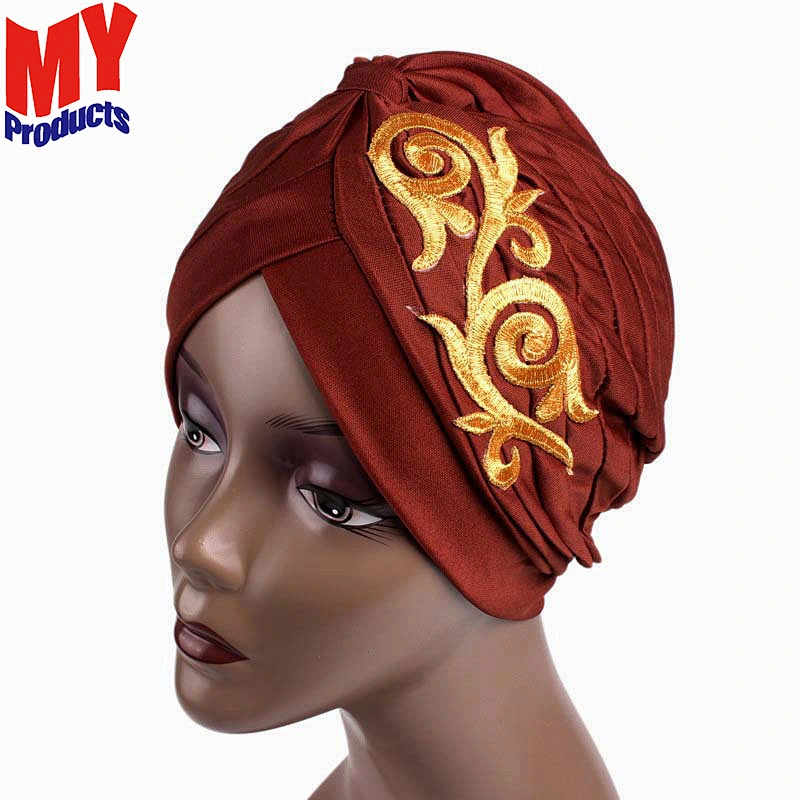 arabic india custom turban beanie muslim lady cap women keep warm hats