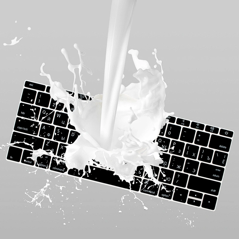 OEM Washable Russian Silicone Keyboard Protector laptop skin For Macbook Retina 12 Keyboard computer
