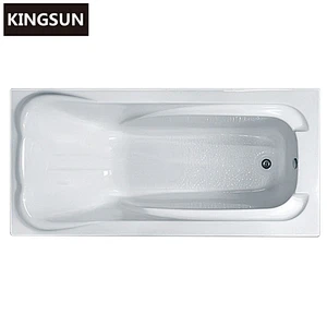 New Design Drop-In Embedded Small Bathtub Classic Soaking Bathtub