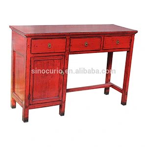 Chinese antique drawers study desk office desk