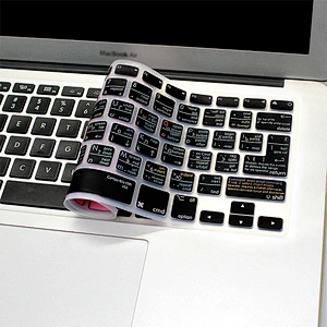 Waterproof VIM VI Silicone Russian Keyboard Shortcuts Covers Skin For mac air book 13 inch Keyboard for macbook pro 13 cover