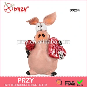 S3204 3d Silicone Mold of Pig 3d Pig mold 3d Animal soap mold