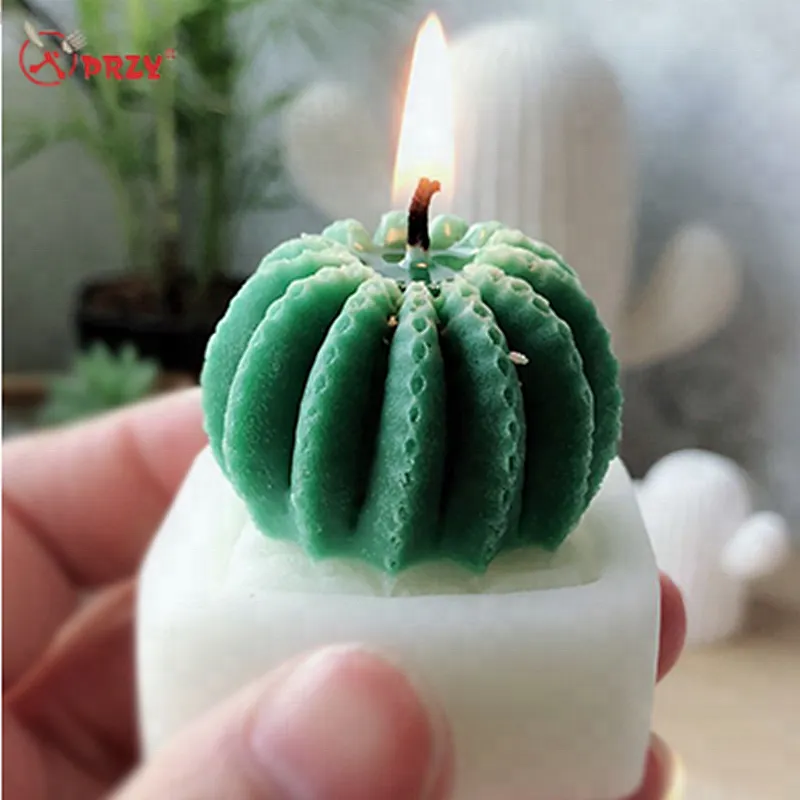 Cactus Candle molds succulent cactus Gypsum decoration silicone forms Handmade soap mold