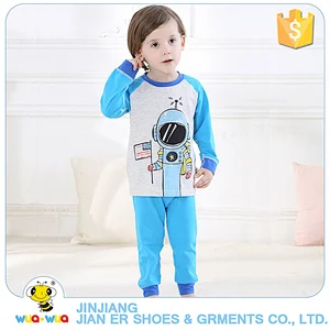 Kids clothing wholesale baby boy Pyjamas long sleeve coton clothes 2pcs set children sleepwear
