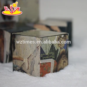 wholesale newly fashioned wooden packed blocks toy for children W14F027