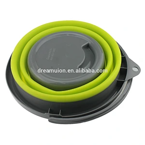 Foldable Folding Retractable Collapsible Silicone Water Bucket 5L,10L Fishing Tackle