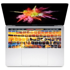 Oil Painting starry night custom Silicone English Laptop Keyboard Covers antidust keyboard skin for mac laptop Pro 13 Touch Bar
