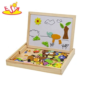 Top sale educational wooden magnetic drawing board for kids W12B060