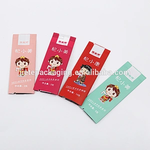 Food packaging gusset PE bag for snack