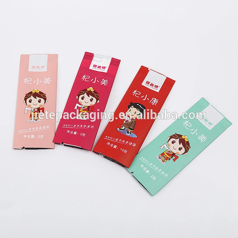 Food packaging gusset PE bag for snack