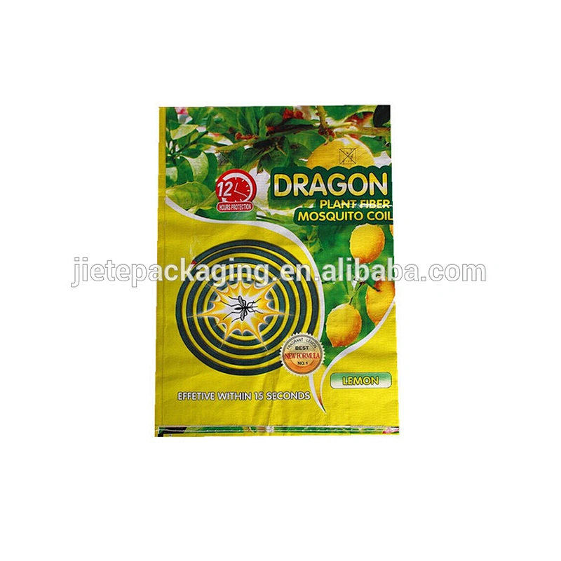 Customized moisture proof mosquito coil for plastic bags pp woven packing bag