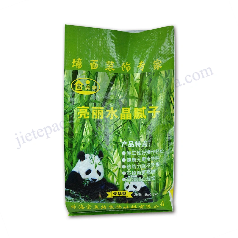 Hot sale new material plastic bopp laminated pp wovenbag cement packing