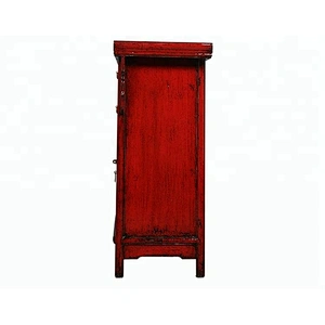 chinese antique oriental lacquer wooden storage chest cabinet furniture