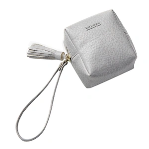 Custom hot selling soft pu leather coin purse wallet for women