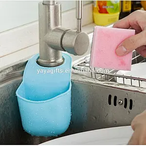 Silicone Dish Wash Sponge Sink Holder Sink Top hanger Sink Rack silicone sponge Holder