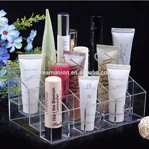 Acrylic Jewelry & Makeup Storage Display Boxes Two Pieces Set with 3 layer drawer organizer Cosmetic stand Popular