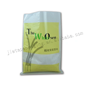 China building customized laminated pp woven jasmine rice bag/sacks 25kg 50kg