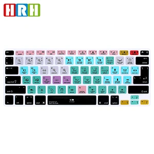 Hot Amazon avid Pro Tools Hotkeys shortcuts keyboard skin Custom Silicone Keyboard Cover For macbook pro 13 cover